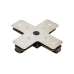 X-коннектор для однофазного трека DesignLed CN2-BL-X 003727