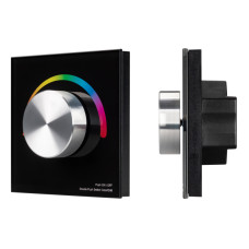 Панель Arlight Smart-P8-RGB-G-IN Black (12-24V, 3x4A, Rotary, 2.4G) 033763