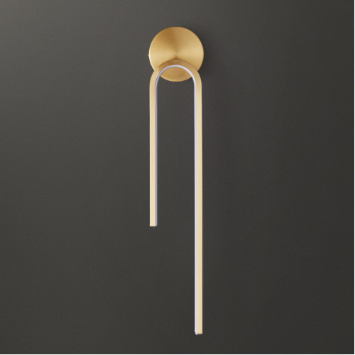 Настенный светильник Imperiumloft Wiki Wall Brass 227112-23