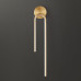 Настенный светильник Imperiumloft Wiki Wall Brass 227112-23