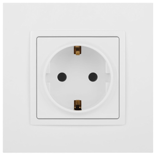 Розетка 2P+E Schuko Эра Elegance 14-2101-01М Б0065800