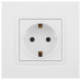 Розетка 2P+E Schuko Эра Elegance 14-2101-01М Б0065800