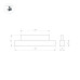 Трековый магнитный светильник Arlight MAG-ORIENT-FLAT-L235-8W Warm3000 (BK, 100 deg, 48V, DALI) (IP20 Металл) 033824(1)