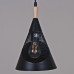 Подвесной светильник Reluce 03250-3.9-03 BK+WOOD