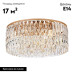 Потолочная люстра Modelux ML.90344.9 GD