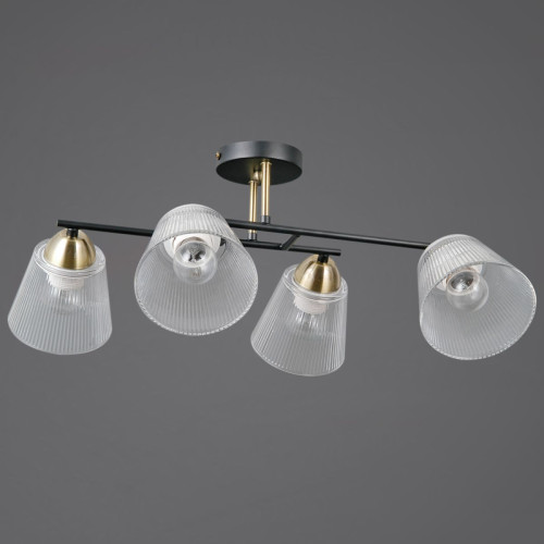 Потолочная люстра Illumico IL0845-4CSQ-25BKAB ELITE Потолочная люстра Illumico IL0845-4CSQ-25BKAB ELITE