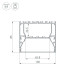 Алюминиевый профиль Arlight ARH-Power-W100-2000 Anod 036366