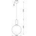 Подвесной светильник Arte Lamp Bolla-Sola A3330SP-1PB