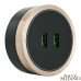 Трековая розетка Arte Milano Am-track-sockets 380066TS LED/USBx2 Gold