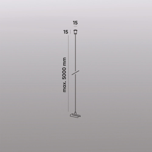 Механический подвес для трека Denkirs Smart Base TR2127-WH