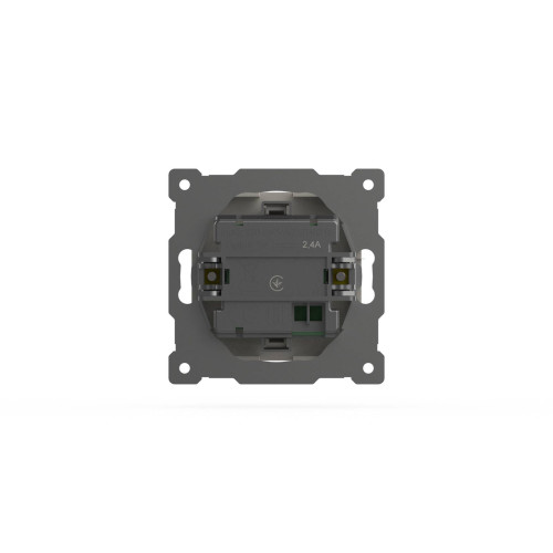Розетка USB 5V 2,1A 2-я ELBI Zena Vega 609-010200-143