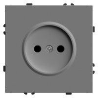 Розетка 1-местная с защитной шторкой Stekker RST16-5109-10 Эмили 49954