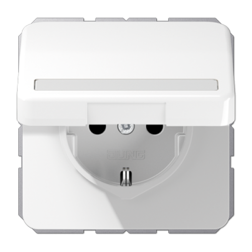 Розетка штепсельная Schuko Jung CD1520BFNAKLWW