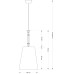 Подвесной светильник Kutek Napoli NAP-ZWD-1(P/A)