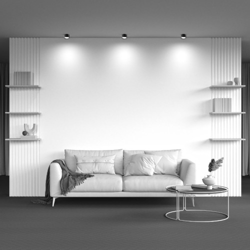 Потолочный светильник Maytoni Technical Hoop C086CL-GX53-SRD-B