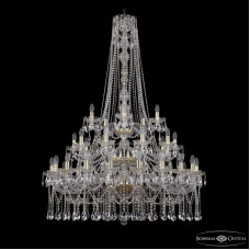 Подвесная люстра Bohemia Ivele Crystal 1413/20+10+5/400/h-158/3d G