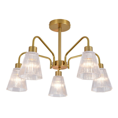 Люстра на штанге Escada Berzelia 150001/5R Copper ES0000028 Люстра на штанге Escada Berzelia 150001/5R Copper ES0000028