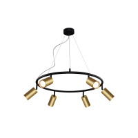 Подвесная люстра Crystal Lux CLT 015C6 D600 BL-GO