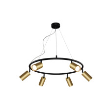Подвесная люстра Crystal Lux CLT 015C6 D600 BL-GO