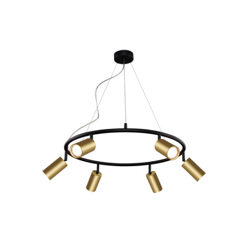 Подвесная люстра Crystal Lux CLT 015C6 D600 BL-GO