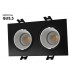 Встраиваемый светильник Denkirs DK3072-BK+WH