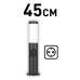 Ландшафтный светильник ЭРА Беллона GBF-103-1-BL-0450 230В Е27 IP54 черный с розеткой Б0071047