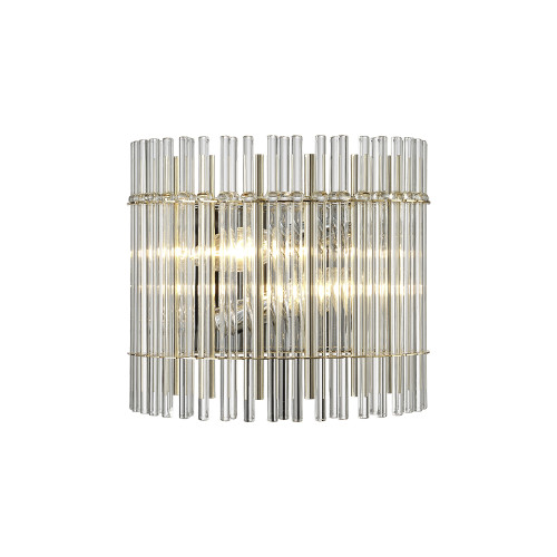 Настенный светильник Crystal Lux AURELIO AP2 GOLD+CHROME/TRANSPARENT