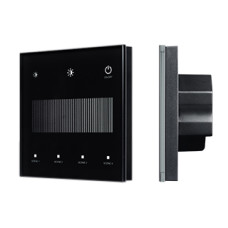Сенсорная панель Arlight SMART-DALI-301-11-1G-4SC-DT6 Черная (230V, встраиваемая, 2.4G) (IARL, IP20 Пластик) 046560
