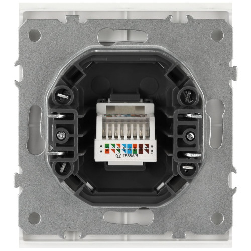 Розетка ЭРА Arktik 16-3107-01 информационная RJ45 белый Б0070474