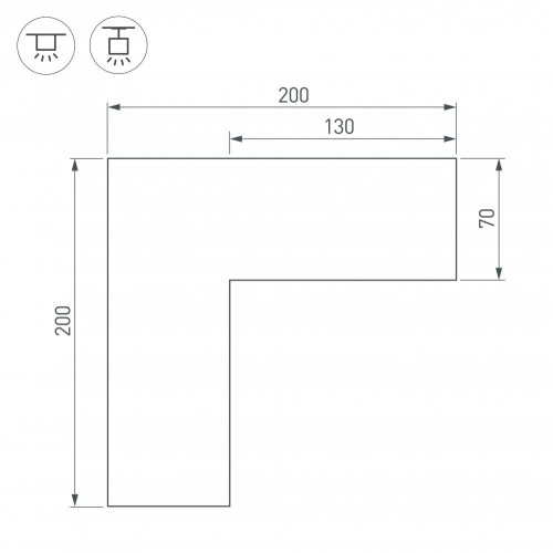 Соединитель профиля Arlight SL-LINE 030139