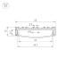 Алюминиевый профиль Arlight LINE-4510-2000 ANOD 049248