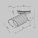 Трековый светильник Maytoni Technical Lipari TR087-1-GU10-B