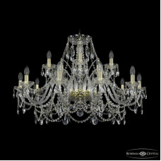 Подвесная люстра Bohemia Ivele Crystal 1411/10+5/360 G