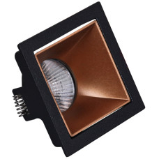 Встраиваемый светильник Reluce 16086-9.0-001PT MR16 BK+ROSE GD
