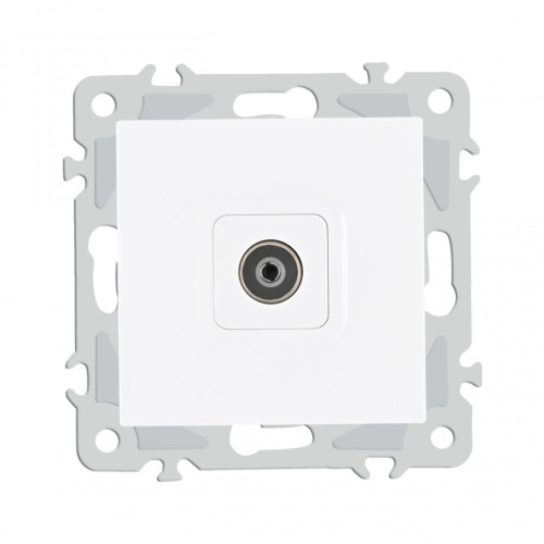 Розетка TV Arte Milano 206.43-1.white