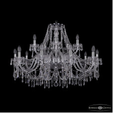 Подвесная люстра Bohemia Ivele Crystal 1403/10+5/360 Ni