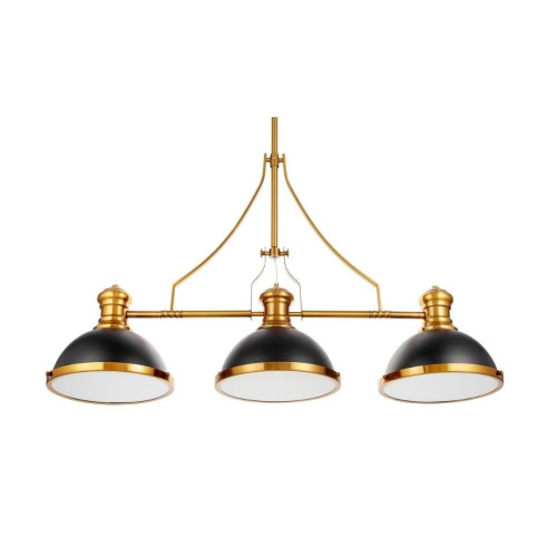 Подвесная люстра Lumina Deco Ettore LDP 710-3 BK+MD