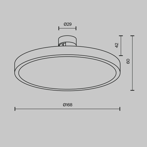 Трековый магнитный светильник Maytoni Plato TR153-1-10W4K-B