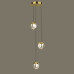 Подвесной светильник Delight Collection MD24001033-3A gold/clear Подвесной светильник Delight Collection MD24001033-3A gold/clear