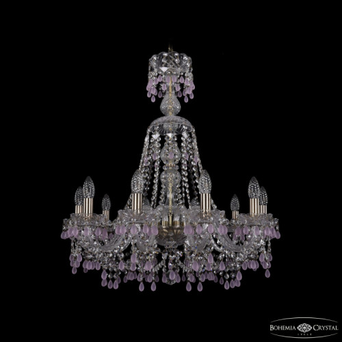 Подвесная люстра Bohemia Ivele Crystal 1410/10/240/XL-74 Pa V7010