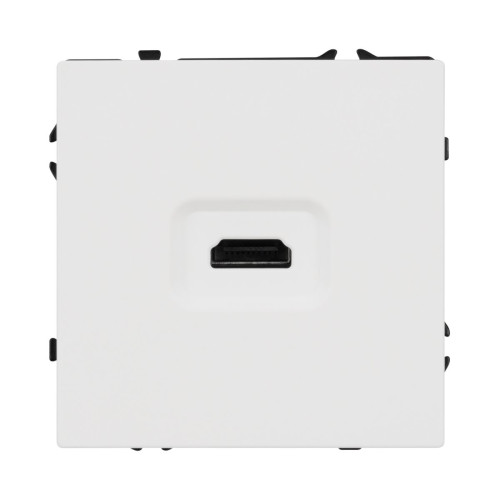 Механизм HDMI розетки Arlight SCT-NOBE-MHD1-SFPL-WH (Белый кварц) 061846
