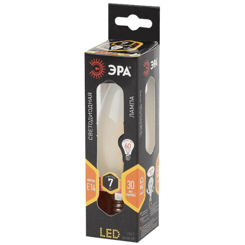 Лампа светодиодная Эра E14 7W 2700K F-LED B35-7W-827-E14 frost Б0027952
