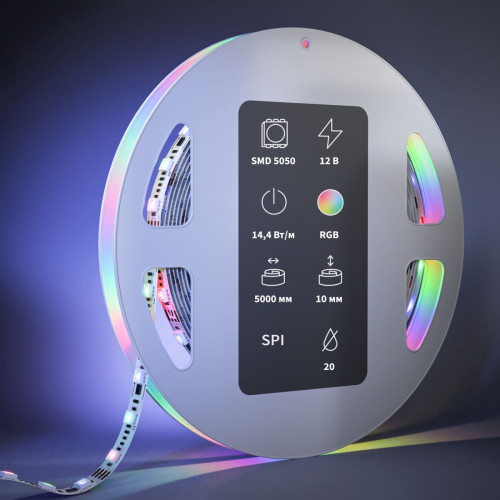 Светодиодная лента Maytoni Led Strip 12В 5050 14,4Вт/м RGB 5м IP20 201242 Светодиодная лента Maytoni Led Strip 12В 5050 14,4Вт/м RGB 5м IP20 201242