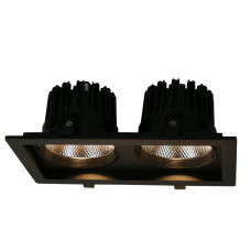 Встраиваемый светодиодный светильник Arte Lamp Privato A7018PL-2BK