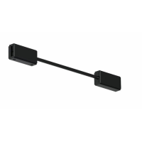 Коннектор гибкий угловой Italline Fantom IT010-4012 black