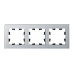 Рамка 3-ая Systeme Electric AtlasDesign Nature Стекло алюминий ATN320303