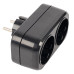 Разветвитель сетевой 2-местный Stekker 250V 16A ABS ADP16-22-20 50680
