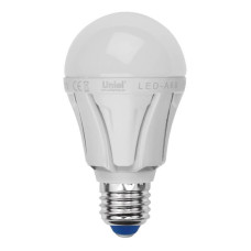 Лампа светодиодная (UL-00001522) Uniel E27 8W 3000K матовая LED-A60 8W/WW/E27/FR PLP01WH