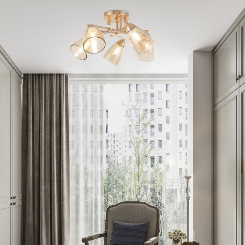 Потолочная люстра Arte Milano Amalfi 326419/5 FG+WH