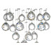 Накладная люстра Arti Lampadari Flusso H 1.4.25.615 N